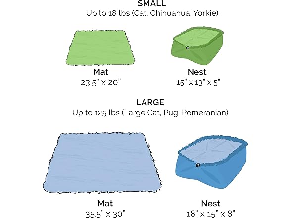 Furhaven Self-Warming Pet Bed, Small