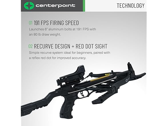 Hornet 191 FPS 80 LBS Recurve Crossbow