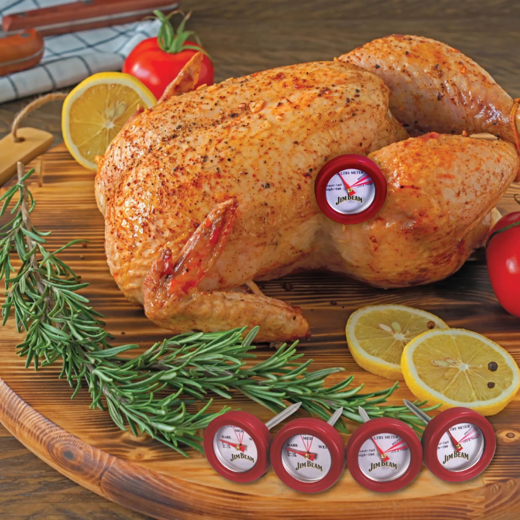 Jim Beam 4 Piece Mini Thermometer - Gallery 11