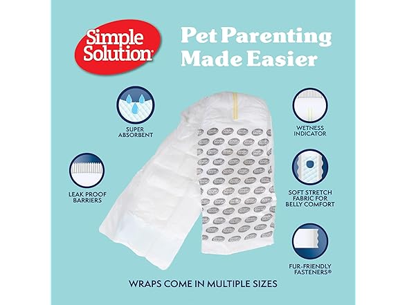 Simple Solution Disposable Male Wraps