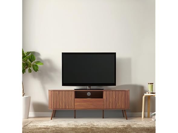 JONATHAN Y Damien 70 Curved TV Stand