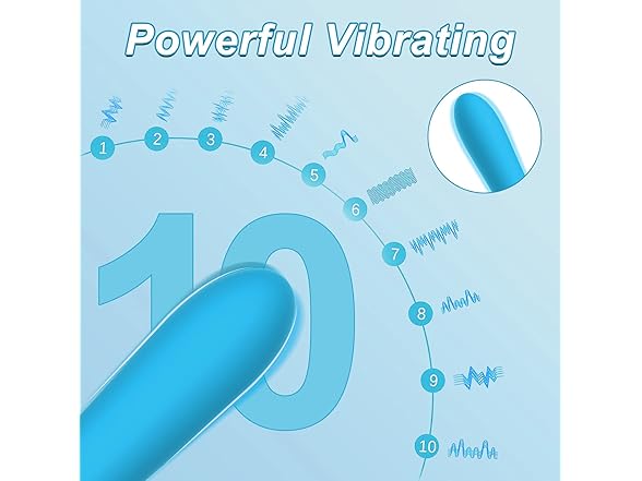 Tuitionua Vibrating Silicone Massager