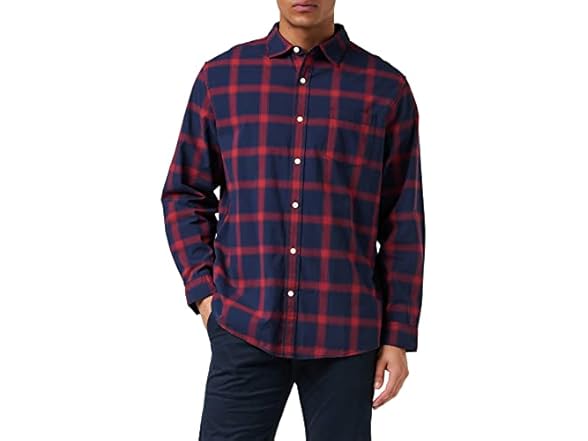 Navy Red Buffalo Plaid