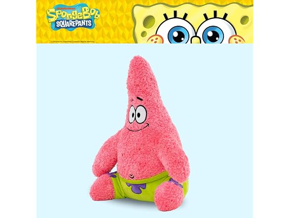 Patrick Star Calming 3Lb Weighted Cuddle Pillow Buddy