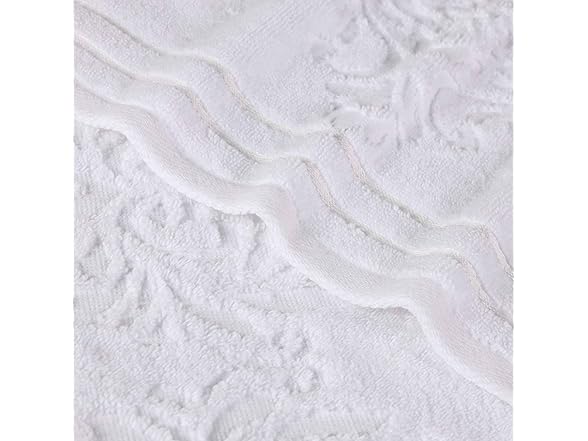 Superior 2PC SADIE Bath Sheet Towel, White