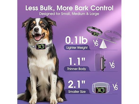NQQHNN Smart Dog Bark Collar