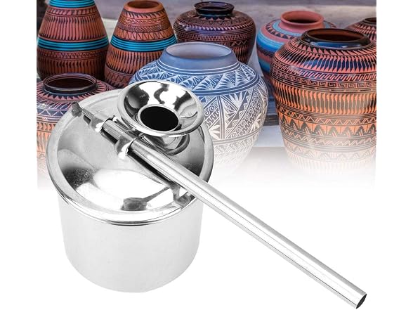 AYNEFY Ceramic Painting Glazes Pots,Stainless Steel Sprayer