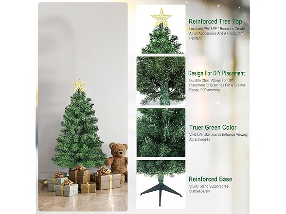 KISIQI 3FT Premium Artificial Tree
