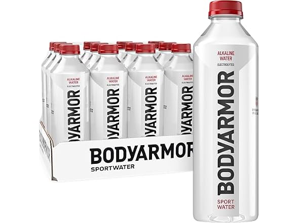 12Pk BODYARMOR SportWater Alkaline Water