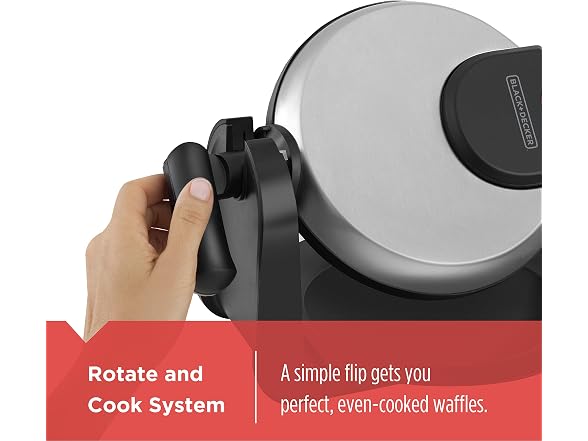 BLACK+DECKER Flip Waffle Maker