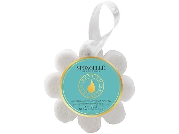 Spongelle Beach Grass Wild Flower Buffer Body Scrubber
