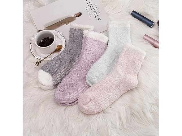 Breslatte Women (OS) Non Slip Hospital Socks Socks