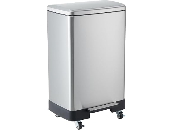 OUTLANE 60L Slim Stainless Steel Kitchen Trash Can