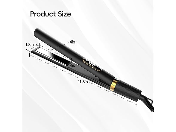 Nicebay 2-in-1 Hair Straightener and Curler