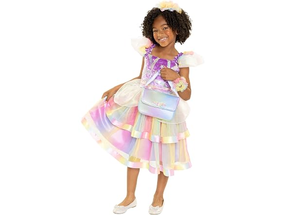 JAKKS Pacific Daydreamers Girls Premium Princess Costume Dress with Purse