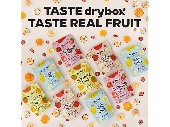 (6 Pack) Drybox Apple Chips No Sugar Added