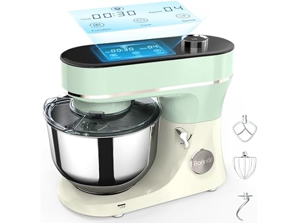 6QT Kitchen Mixer with LED Touchscreen