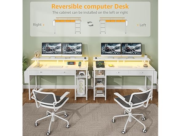 White Computer Desk
