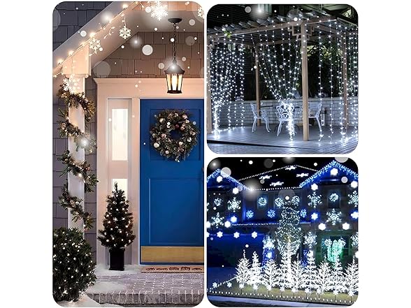 Lakumu 4Pk 100 LED Fairy Lights-Choose Color