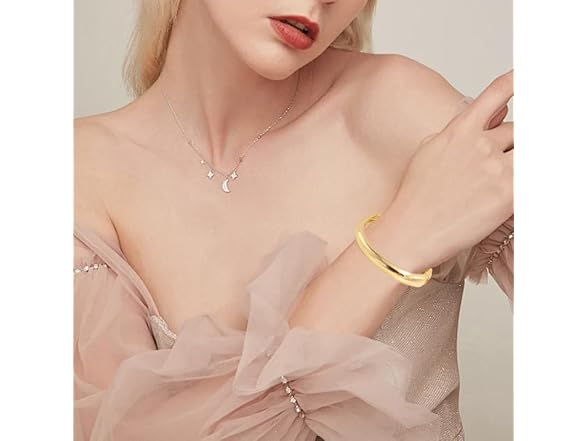 VALIJINA Gold Cuff Bangle Bracelets