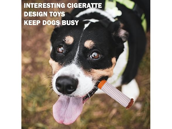 Kihbloes 3 Packs Squeaky Puff Stick Toys