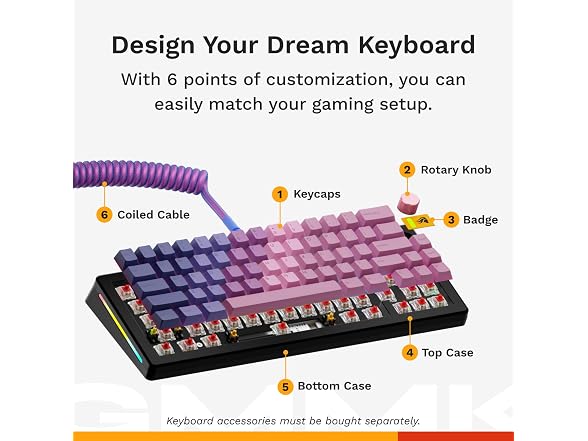 Glorious Gaming Custom Mechanical Gaming Keyboard
