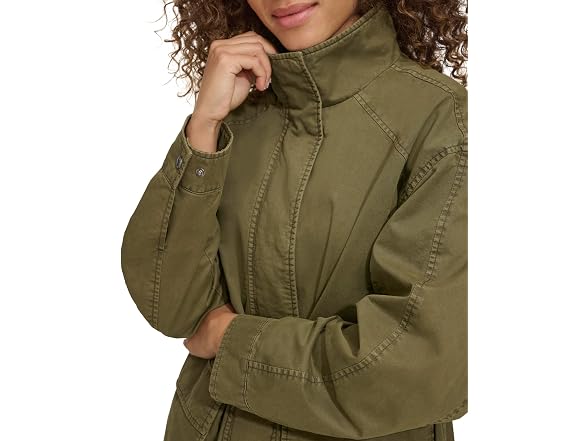 Levi's Women (L) Stand Collar Cotton Jacket