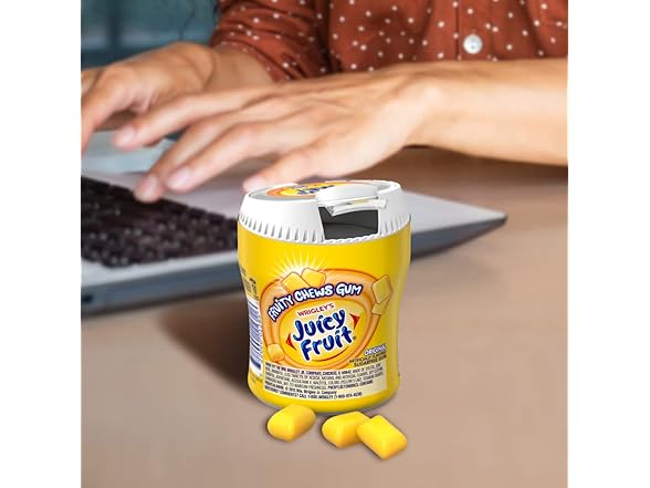 6PK JUICY FRUIT Gum Sugar-Free Chewing Gum