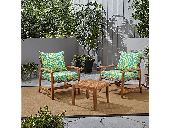 Pattern Patio Chair Cushions 24"x24"
