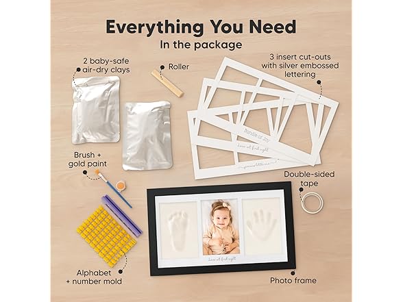 KeaBabies Baby Hand and Footprint Kit