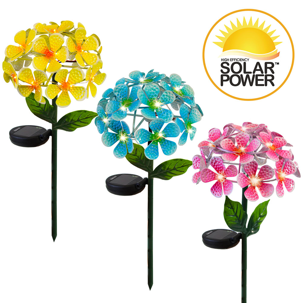 Touch of ECO Solar LED Metal Floralite - Gallery 14