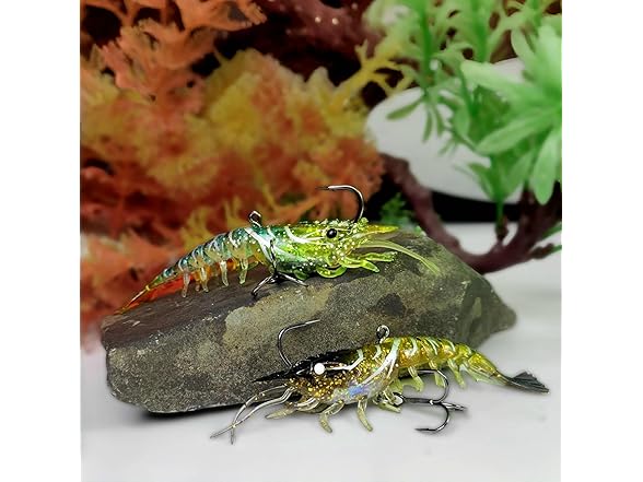 AmazingRose Lifelike Shrimp Crayfish Bait