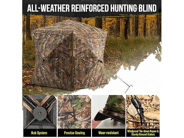 HUNTSEN See Through Hunting Blind