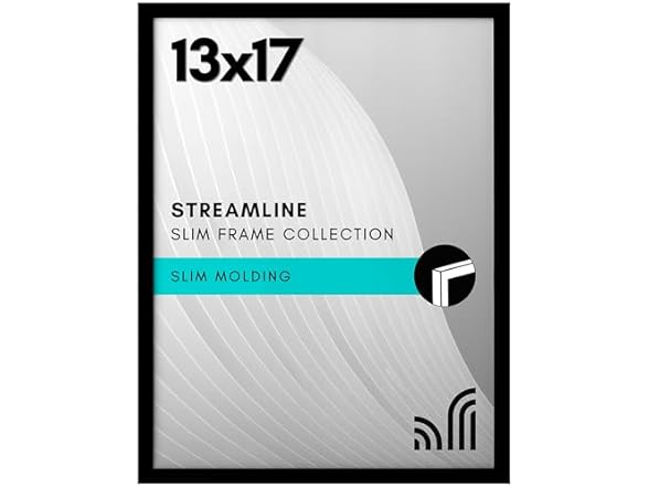 Americanflat 13x17 Picture Frame- Black