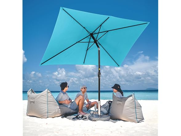 Sunvivi Outdoor 6.5 x 10 Ft Rectangular Umbrella