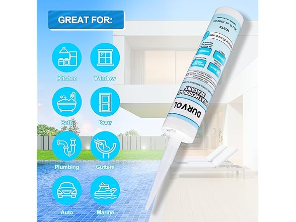 Durvol Waterproof Silicone Sealant