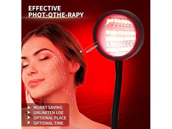 WTINTELL Red Light Therapy Lamp