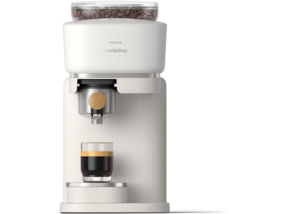 White with Wood Handle