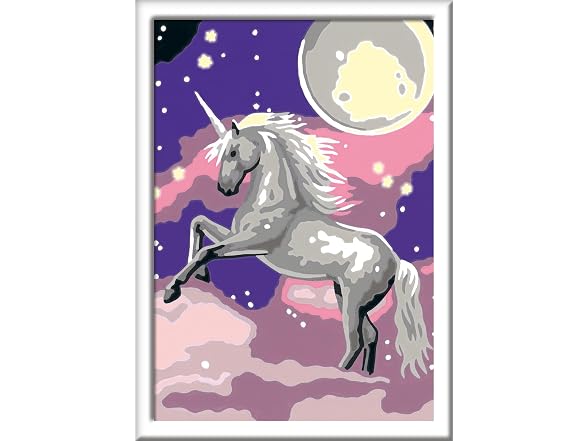 Ravensburger - Unicorn CreArt Paint by Numbers Kit