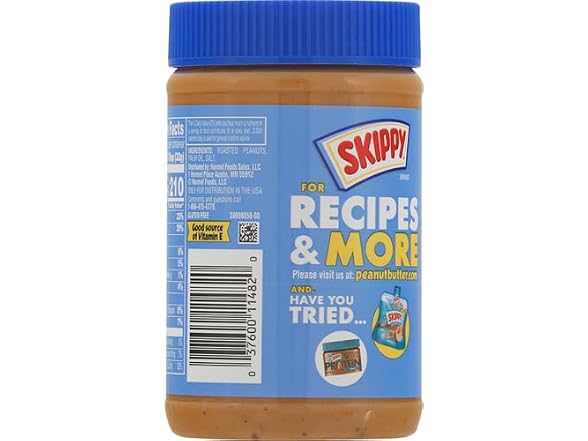 SKIPPY Chunky Peanut Butter Spread No Su