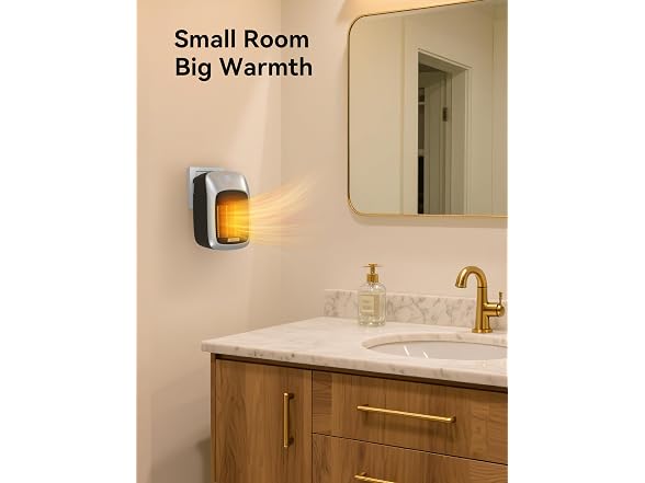 Brightown Plug In Space Heater for Indoor, 800W