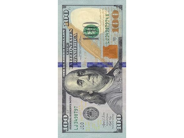 Profile 30"x60" 100% Cotton Velour Beach Towel, 100 Bill