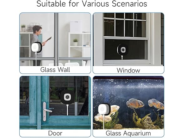 ELECCTV 4MP 2.5K Window Camera | 2.4 & 5GHz