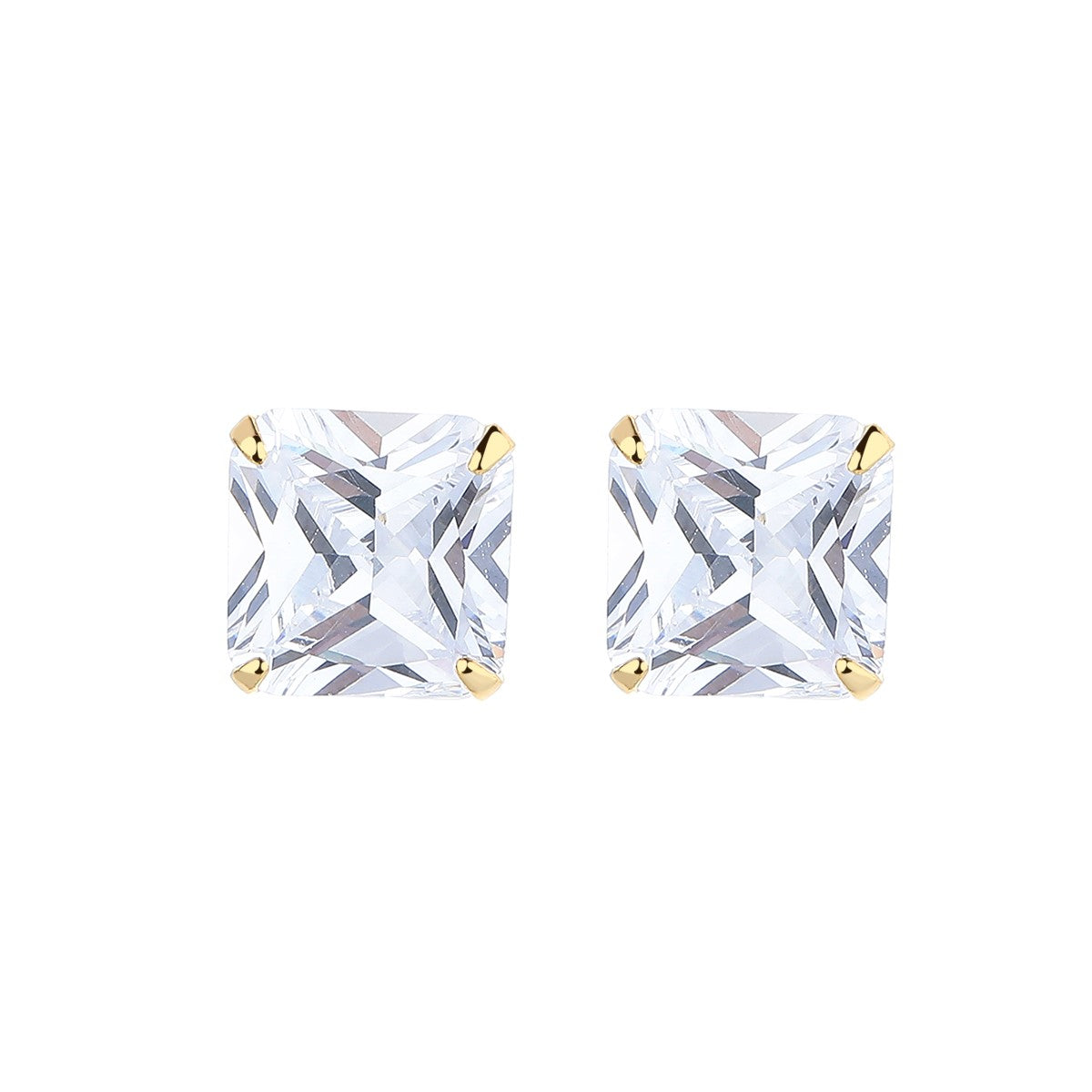 3.00 CTTW Square Stud Earring - Gallery 3