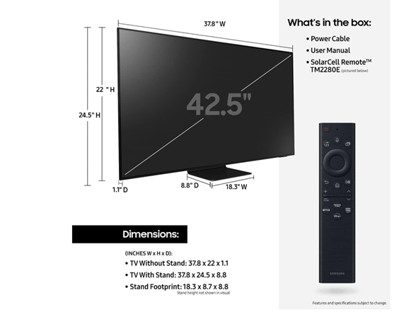Samsung 43" Class Neo QLED 4K Smart TV