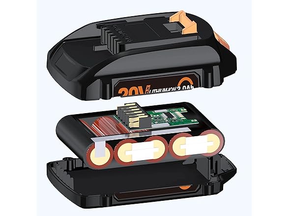 Simple Plus+ Replacement Battery Worx 20V 3Ah 2pk