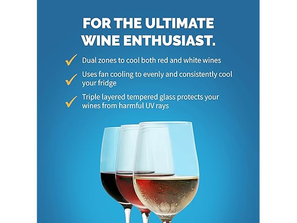 Newair Dual Zone Wine Fridge - 29 Bottles