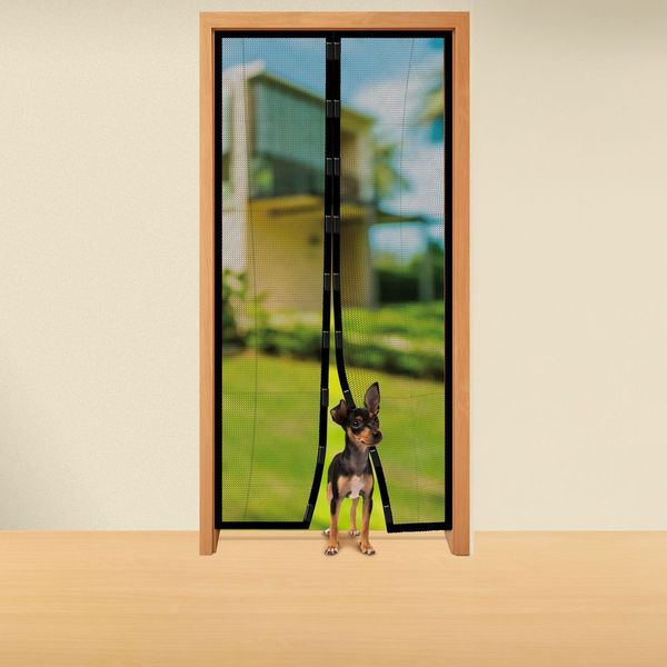 Seamless Outdoors Magnetic Mesh Screen Door 39x79" - Gallery 11