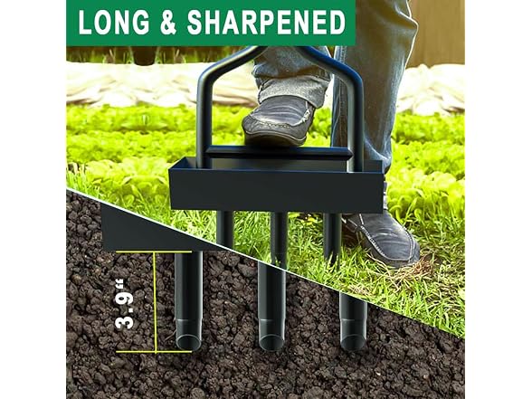 Generic GAR-66 Lawn Aerator Tool 3-Tooth 38in
