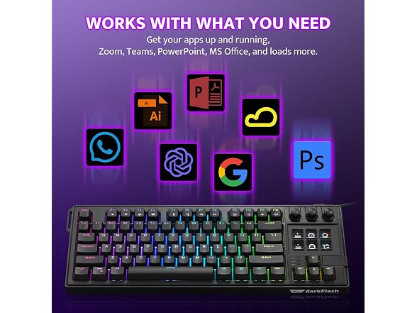 darkFlash K87PRO Mechanical Keyboard (Black)